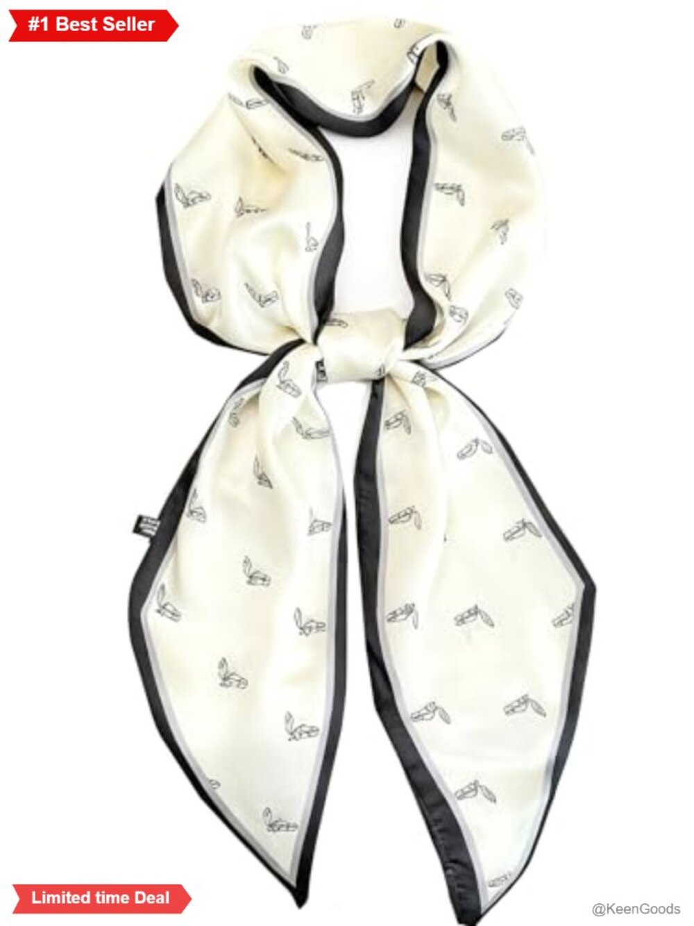 Long Silk Like Satin Head Scarf 59" Fashion Neck & Hair Wrap